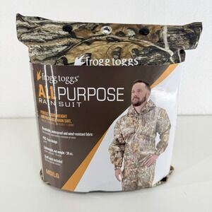 Frogg Toggs All Purpose Rain Suit M/L New Realtree Edge